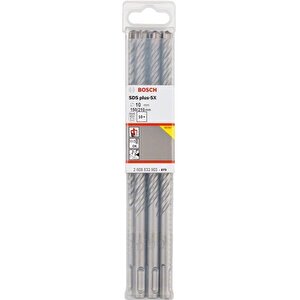 Sds Plus-5x 10'lu 10 X 210 Mm Dört Elmaslı Matkap Ucu 2608833903