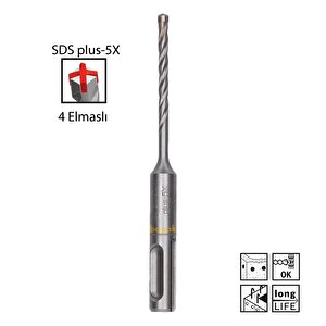 Sds Plus-5x 4 X 110 Mm Dört Elmaslı Matkap Ucu 2608836604