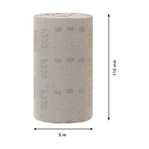 Bosch M480 115 Mm 320 Kum Cırtlı Rulo Elek Telli Ağ Zımpara 2608900792