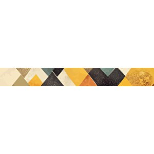 Mutfak Tezgah Arası Folyo Fayans Kaplama Folyosu Teknik Geometri 60x400 cm 