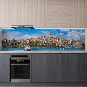 Mutfak Tezgah Arası Folyo Fayans Kaplama Folyosu Istanbul Galata 60x200 cm