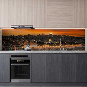 Mutfak Tezgah Arası Folyo Fayans Kaplama Folyosu Kudüs 60x300 cm