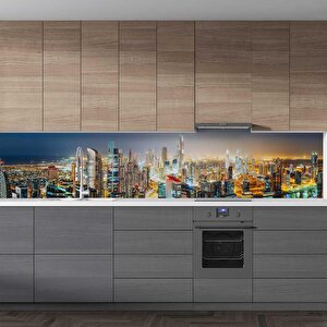 Mutfak Tezgah Arası Folyo Fayans Kaplama Folyosu Dubai 60x500 cm