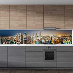 Mutfak Tezgah Arası Folyo Fayans Kaplama Folyosu Dubai 60x200 cm