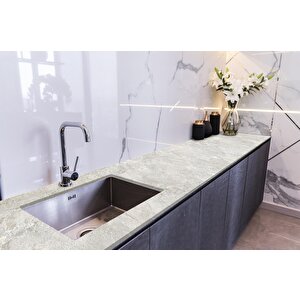 Tezgah Üstü Fayans Kaplama Folyosu Mutfak Tezgahı Kaplama Granite Marble 70x300 cm 