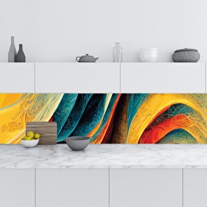 Mutfak Tezgah Arası Folyo Fayans Kaplama Folyosu Bilim 60x300 cm