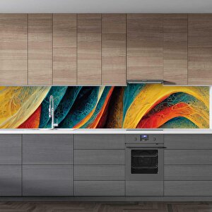 Mutfak Tezgah Arası Folyo Fayans Kaplama Folyosu Bilim 60x300 cm