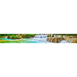 Mutfak Tezgah Arası Folyo Fayans Kaplama Folyosu Tat See Laos 60x500 cm