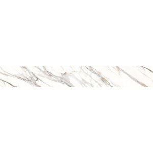 Tezgah Üstü Fayans Kaplama Folyosu Mutfak Tezgahı Kaplama White Carrara Marble 70x400 cm 