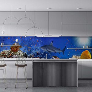 Mutfak Tezgah Arası Folyo Fayans Kaplama Folyosu Kızıldeniz Mısır