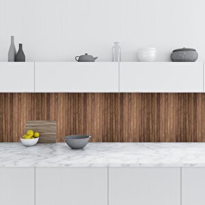 Mutfak Tezgah Arası Folyo Fayans Kaplama Folyosu Ahşap Eski Desen 60x300 cm