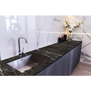 Tezgah Üstü Fayans Kaplama Folyosu Mutfak Tezgahı Kaplama Bright Marble 70x200 cm