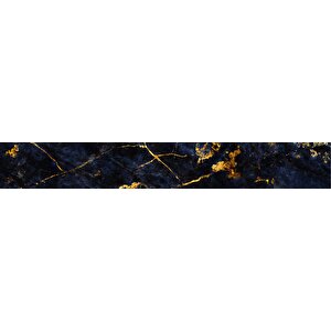 Tezgah Üstü Fayans Kaplama Folyosu Mutfak Tezgahı Kaplama Blue Marble 70x200 cm