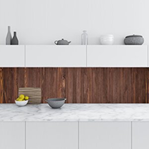 Mutfak Tezgah Arası Folyo Fayans Kaplama Folyosu Rustik Vintage Ahşap 60x200 cm