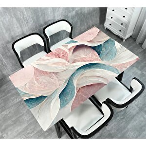 Masa Kaplama Folyosu Mobilya Masa Kaplama Folyoları Lüks Mermer Pastel Pembe