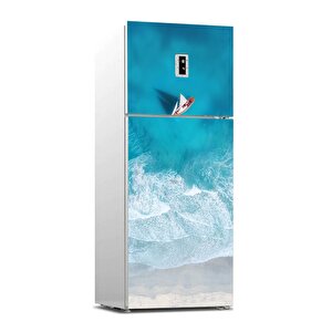 Buzdolabı Sticker Kaplama Dolap Kaplama Etiketi Deniz Yat