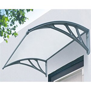 Kapı Üstü Pratik Sundurma 150 X 100 Cm Gri