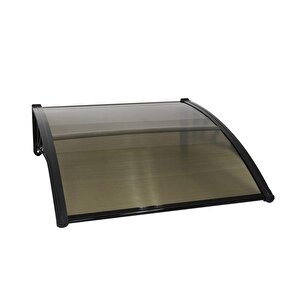 Kapı Üstü Pratik Sundurma 120 X 100 Cm Siyah