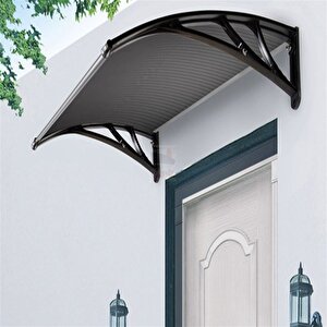 Kapı Üstü Pratik Sundurma 120 X 80 Cm Siyah