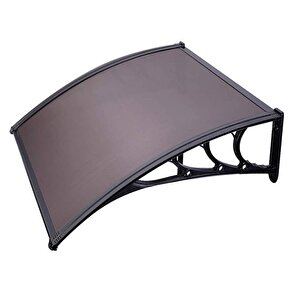 Kapı Üstü Pratik Sundurma 120 X 80 Cm Siyah