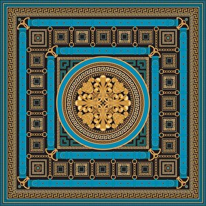 Yer Kaplama Zemin Kaplama Folyosu Dekoratif Folyo 65x65 Cm 15.model