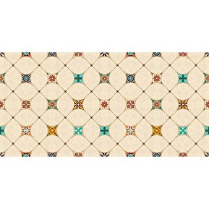 Yer Kaplama Zemin Kaplama Folyosu 65x130 Cm Majolika Desen 1