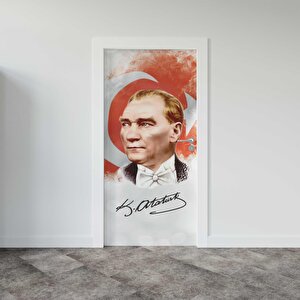 Kapı Giydirme Kapı Sticker Folyosu Atatürk