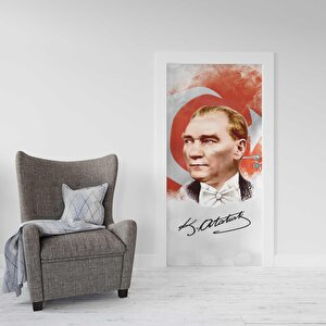 Kapı Giydirme Kapı Sticker Folyosu Atatürk