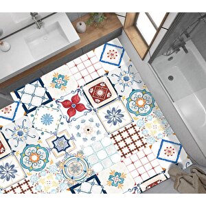Yer Kaplama Zemin Kaplama Folyosu 65x130 Cm Karo Desen