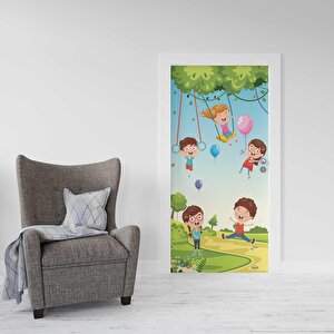 Kapı Giydirme Kapı Sticker Folyosu Çocuklar