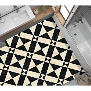 Yer Kaplama Zemin Kaplama Folyosu 65x130 Cm Geometrik Zemin