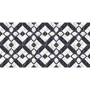 Yer Kaplama Zemin Kaplama Folyosu 65x130 Cm Mermer Geometrik