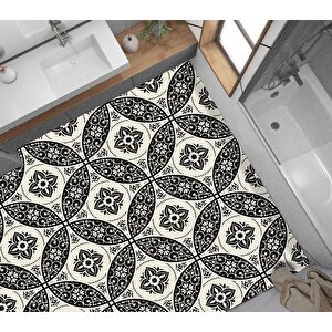 Yer Kaplama Zemin Kaplama Folyosu 65x130 Cm Seamless Floral