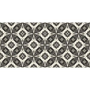 Yer Kaplama Zemin Kaplama Folyosu 65x130 Cm Seamless Floral