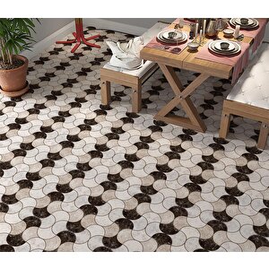 Yer Kaplama Zemin Kaplama Folyosu 65x130 Cm Geometry Floor Tile