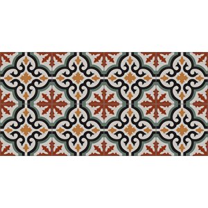 Yer Kaplama Zemin Kaplama Folyosu 65x130 Cm Vintage Tiles