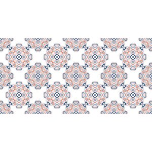 Yer Kaplama Zemin Kaplama Folyosu 65x130 Cm Blue And Orange