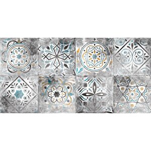 Yer Kaplama Zemin Kaplama Folyosu 65x130 Cm Çizgi Fayans Büyük
