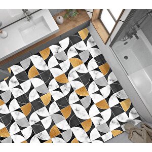 Yer Kaplama Zemin Kaplama Folyosu 65x130 Cm Geometry Floor