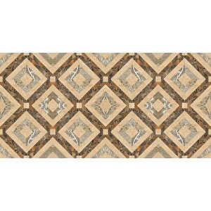 Yer Kaplama Zemin Kaplama Folyosu 65x130 Cm Geometric Floor