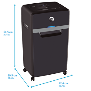 Hp Pro Shredder 16mc Evrak İmha Makinesi/kağıt Kırpma Makinesi-mikro Kesim-2x15mm-30lt