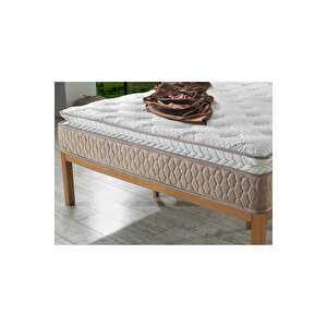 Ultra Ortopedik Aqua Pedli Paket Yaylı Peluş Tavşan Tüyü Kumaş Yatak 100x200 cm