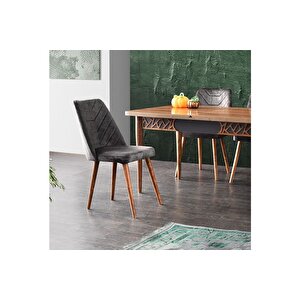 Armi̇n Masa Ve Meri̇da Sandalye Takımı, Cevi̇z, 130x80