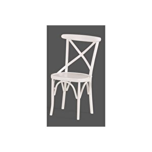 Thonet Çarpı Çıtalı Sandalye, Ekru
