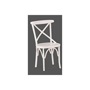 Thonet Çarpı Çıtalı Sandalye, Ekru