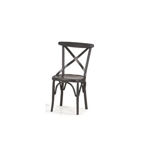 Thonet Çarpı Çitali Sandalye, Antrasi̇t