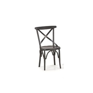 Thonet Çarpı Çitali Sandalye, Antrasi̇t