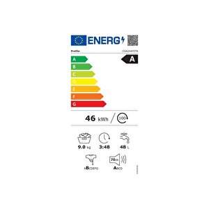 Profilo Cga244f0tr A Enerji Sınıfı 1400 Devir 9 Kg Çamaşır Makinesi