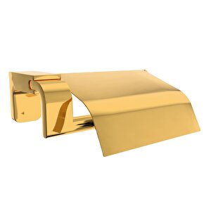 F 1 Serisi Paslanmaz Duvara Monte Kare Havluluk-k.kağıtlık-bornoz Seti Gold