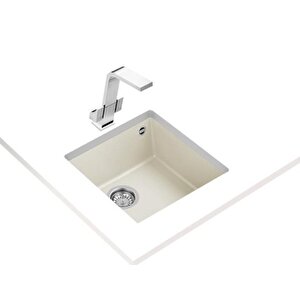 Square 40x40 Tezgah Alti Grani̇t Evye  Krem
